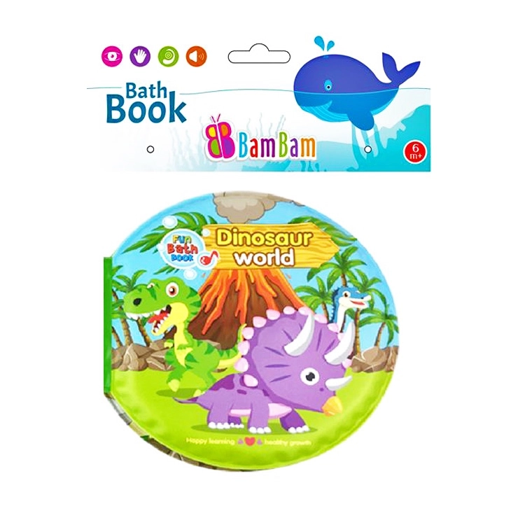 Knížka do koupele dinosauři se zvukem