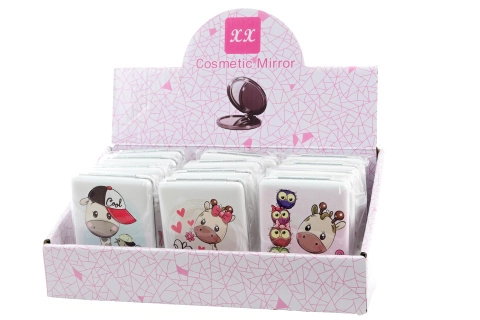 Kapesní zrcátko s motivem žirafy, 6 druhů