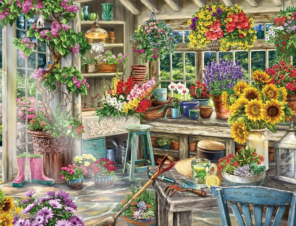 Ravensburger puzzle 139965 Zahradníkův ráj 2000 dílků
