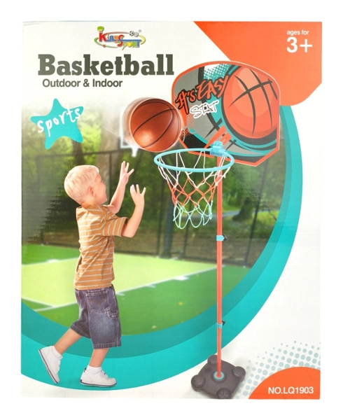 Stojanový basketbalový koš v krabici