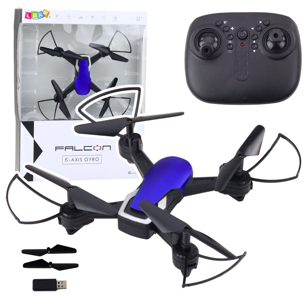 Dron Falcon se šesti osami a LED světly