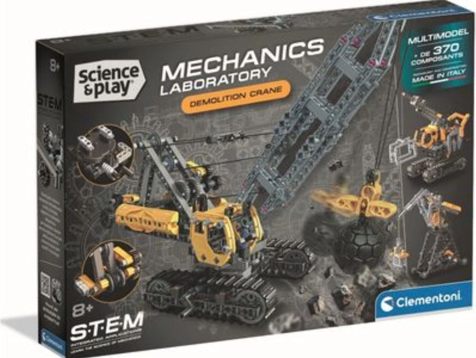 Clementoni Science & Play Mechanická laboratoř: demoliční nákladní auto
