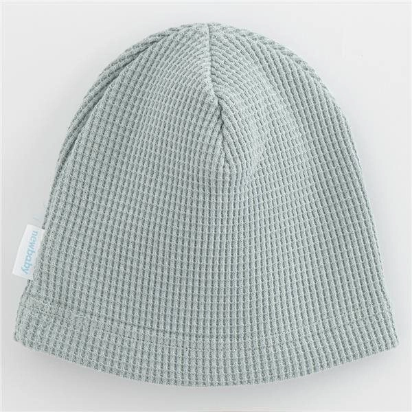 Kojenecká bavlněná čepička NEW BABY Luxury Clothing šedá