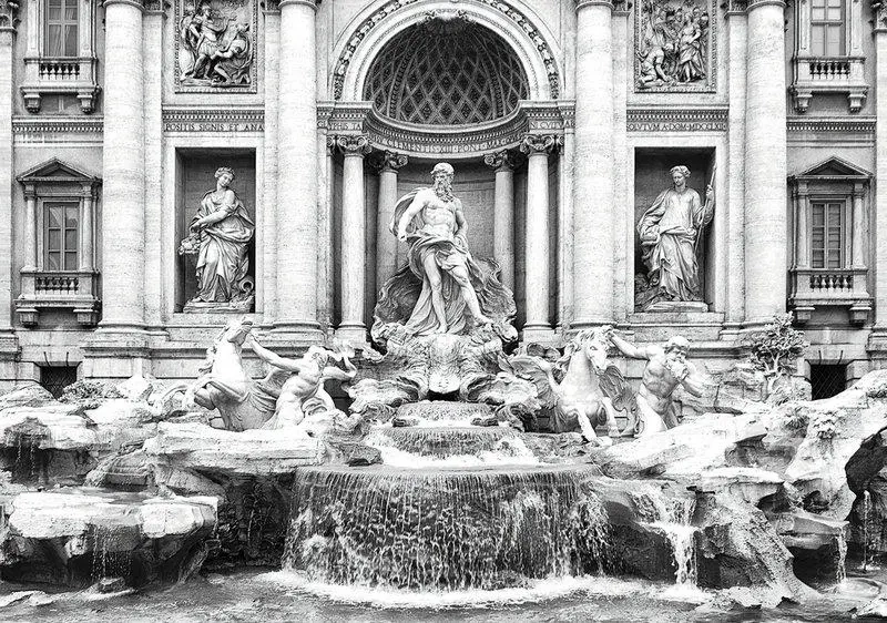 INTERDRUK Puzzle Cesta kolem světa: Fontána di Trevi, Itálie 500 dílků