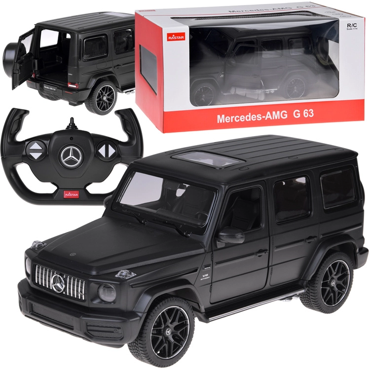 Rastar Mercedes‑AMG G 63 1:14 RC auto s dálkovým ovládáním a světly – Černá