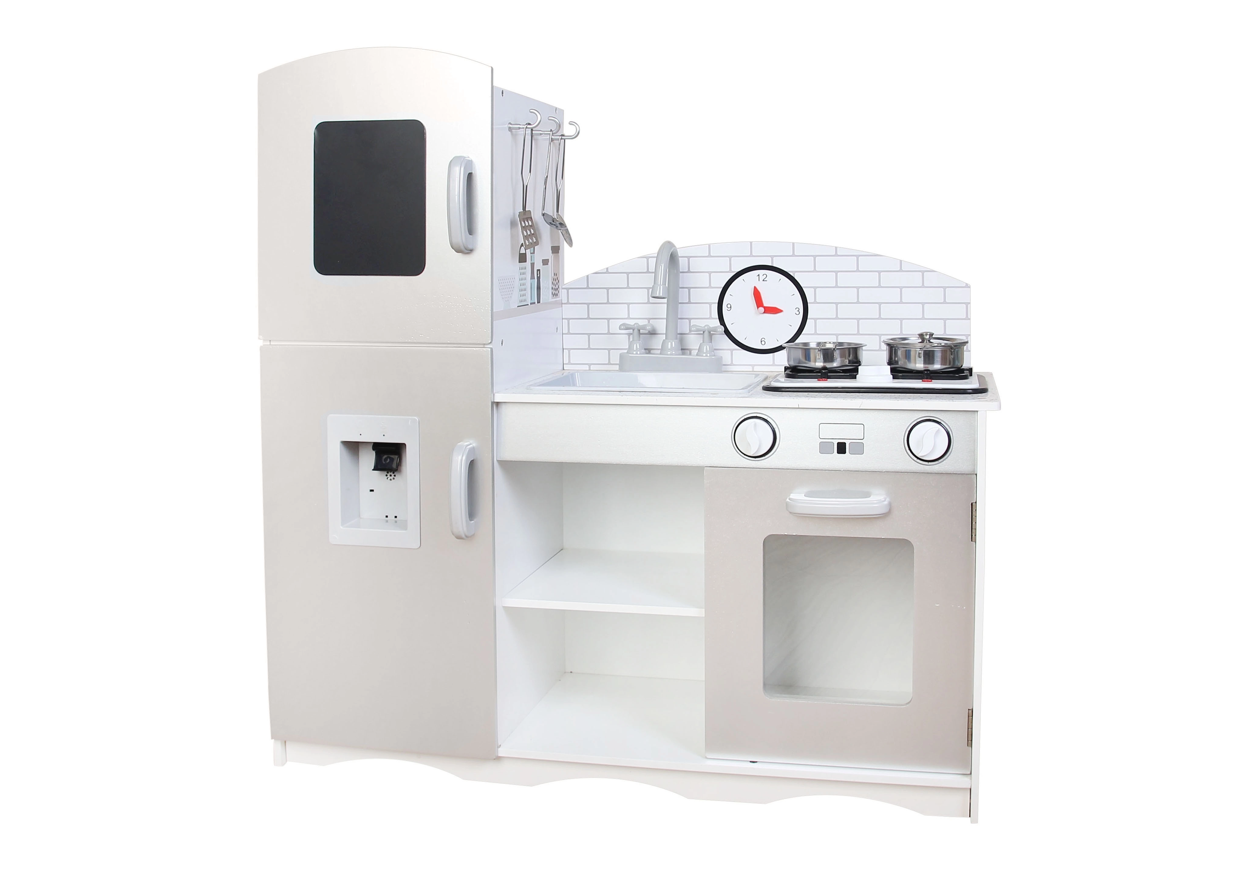 Wiky drevená kuchynka s efektmi 57,5 x 29,5 x 84,5 cm WKW014179