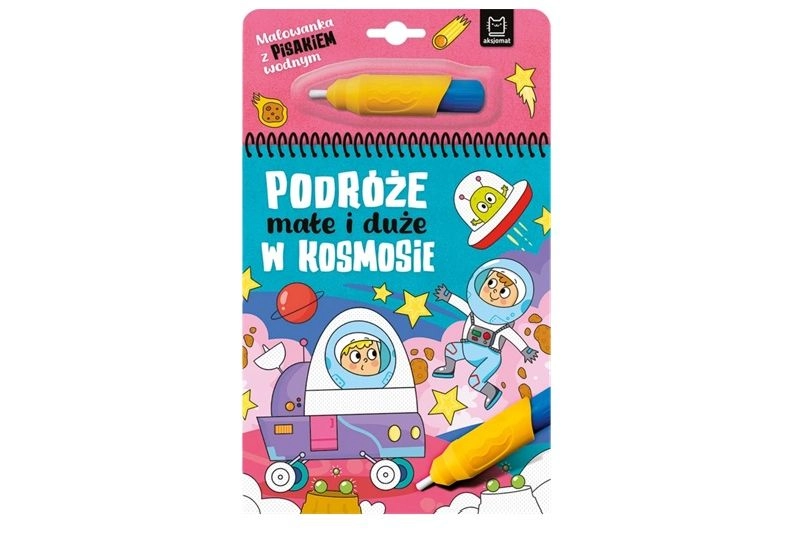 Malowánka s vodním fixem ve vesmíru