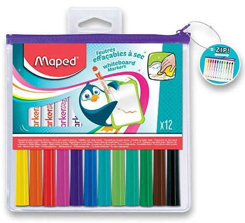 Levně Maped Popisovač WB Fun Colours 12 ks 741817