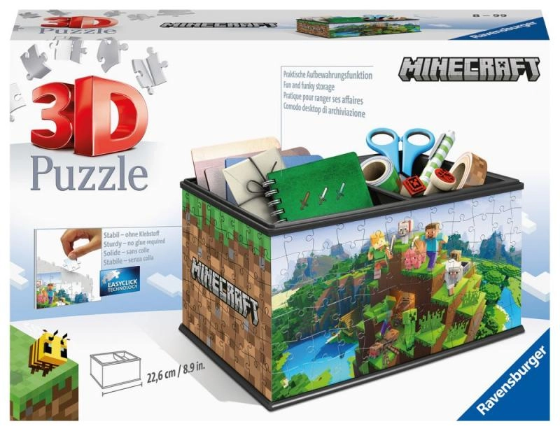 Levně Ravensburger 3D puzzle Úložná krabice Minecraft 216 ks