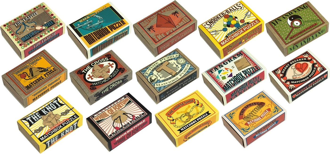 Matchbox hlavolam do kapsy – 1 ks (mix) PROFESSOR PUZZLE