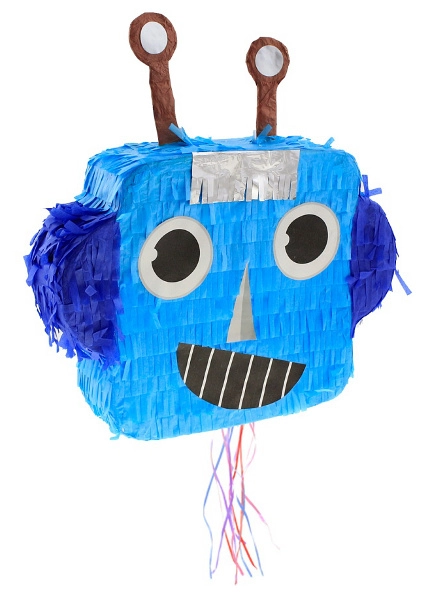 Levně Piňata Robot - 32,5 x 30 x 7,5cm