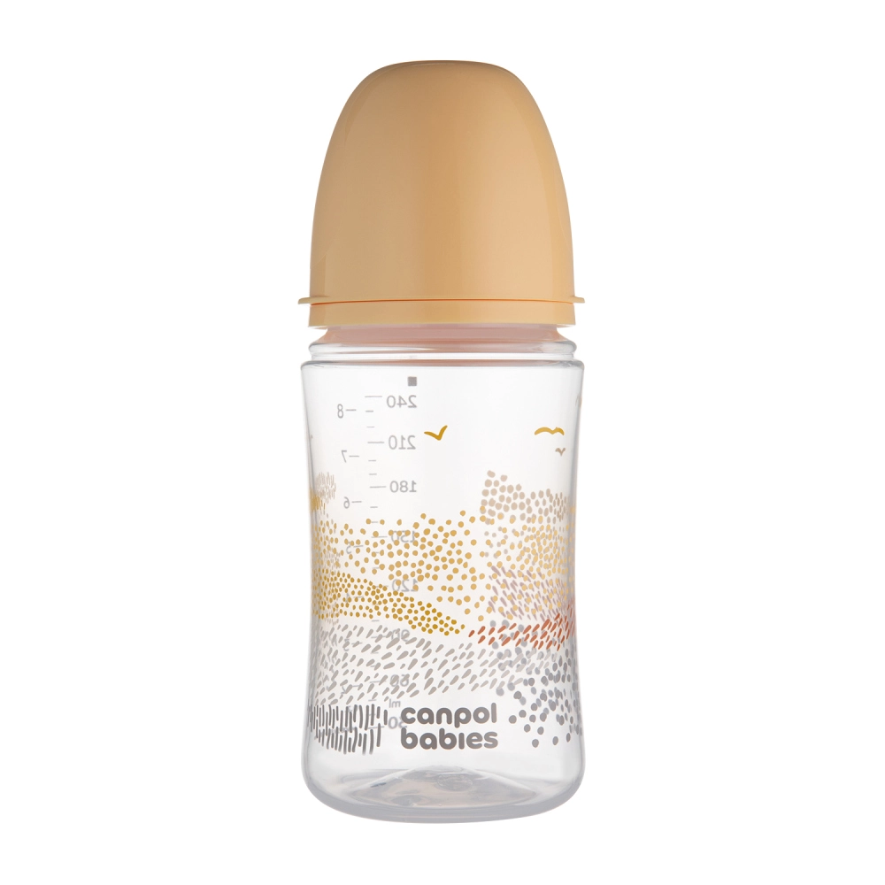 Canpol babies Antikoliková lahev EasyStart Mountains 240 ml béžová