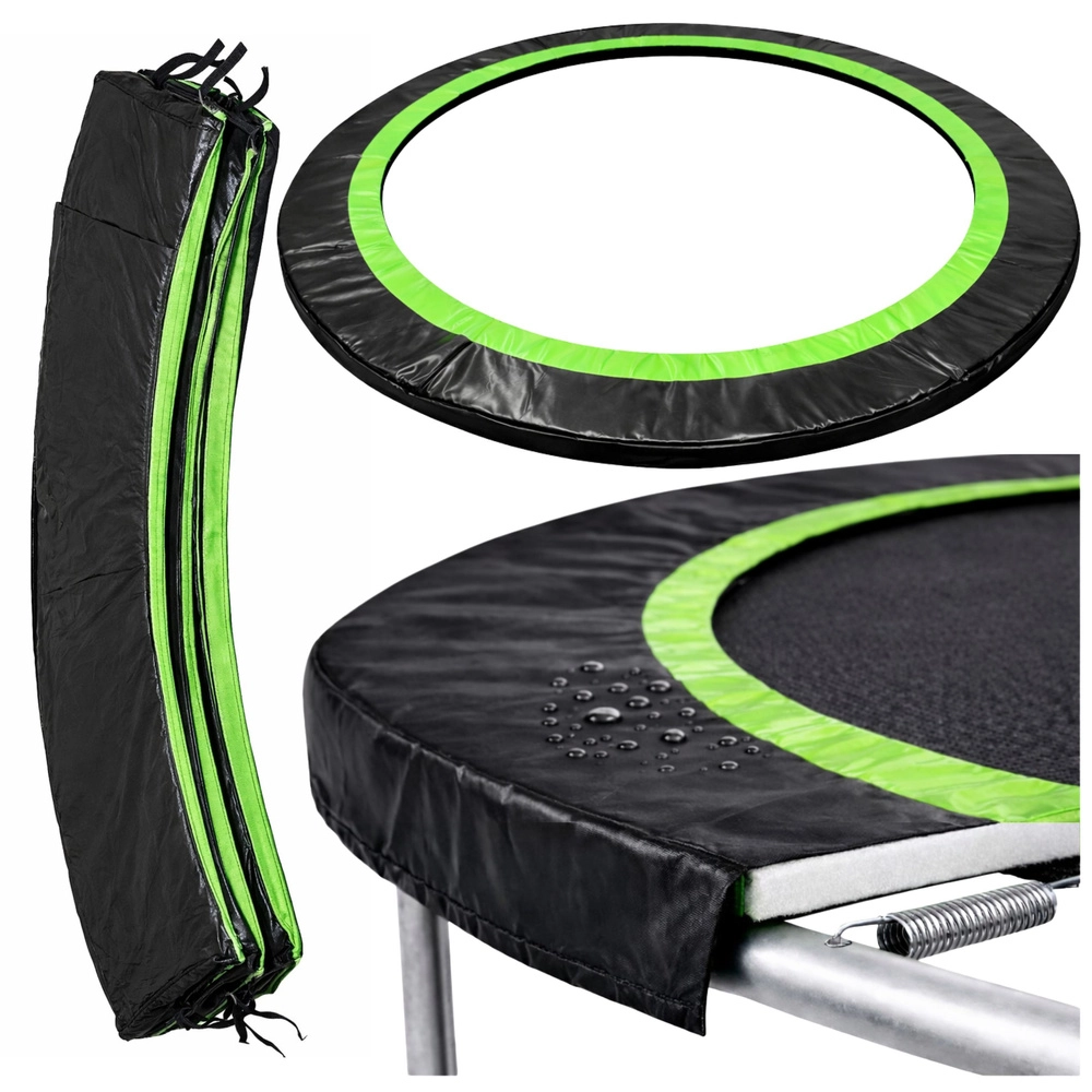 Ochranný kryt pružin na trampolínu Lean 180–183 cm 6 ft černý