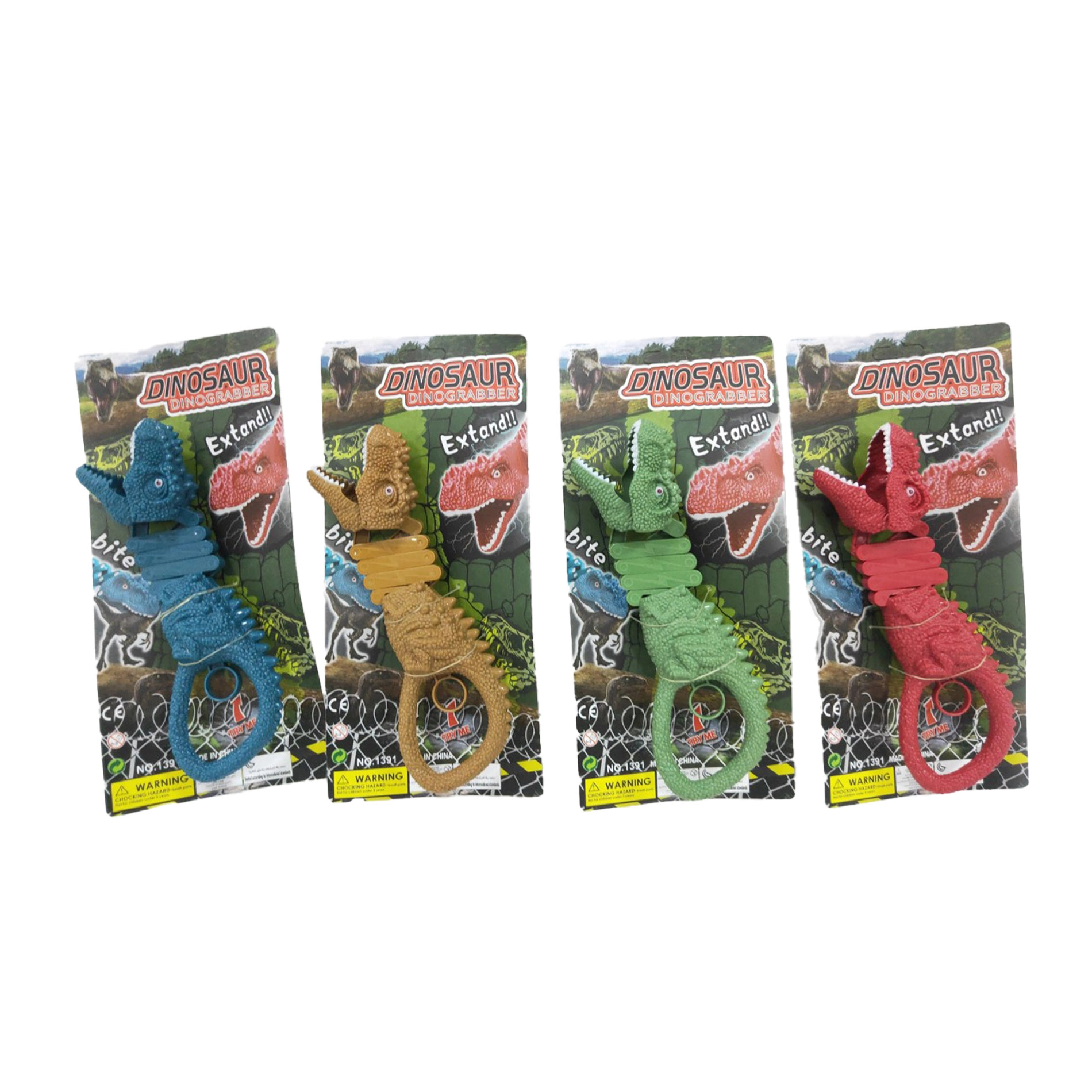 Vystřelovací dinosaurus – mechanická hračka pro děti