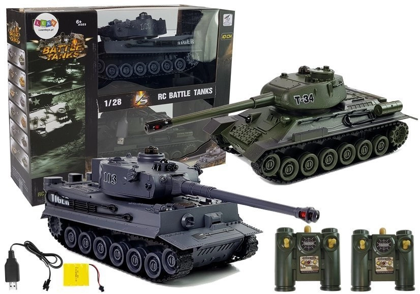 Sada RC tanků 1:28 T-34 a TIGER 103