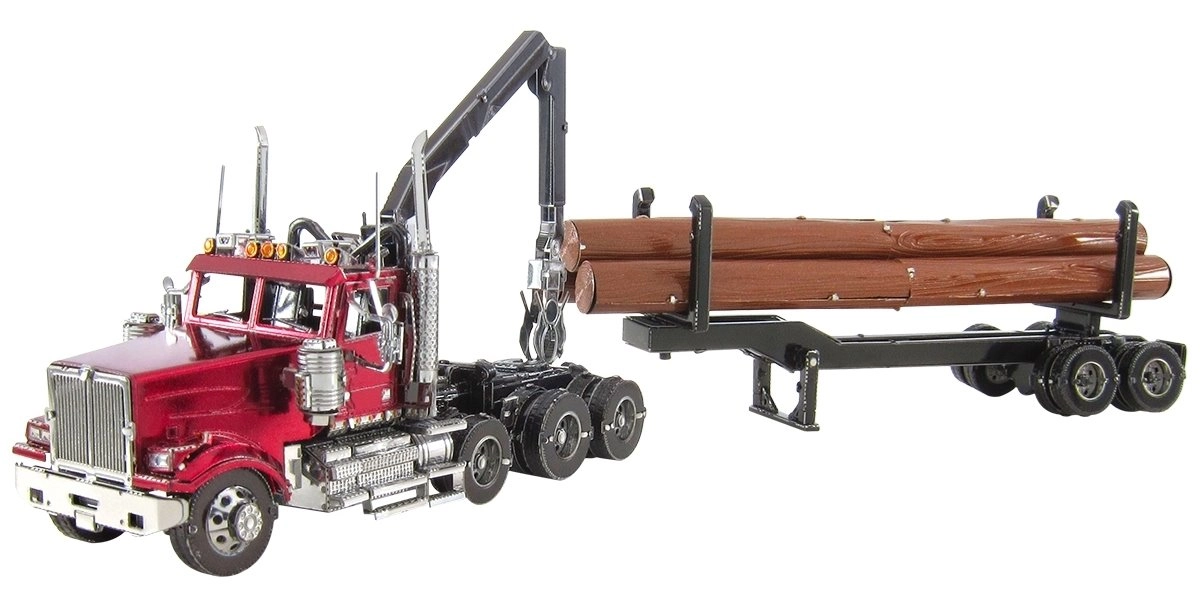 Levně Metal Earth 3D puzzle WESTERN STAR 4900 – lesnický kamion s návěsem ICONX