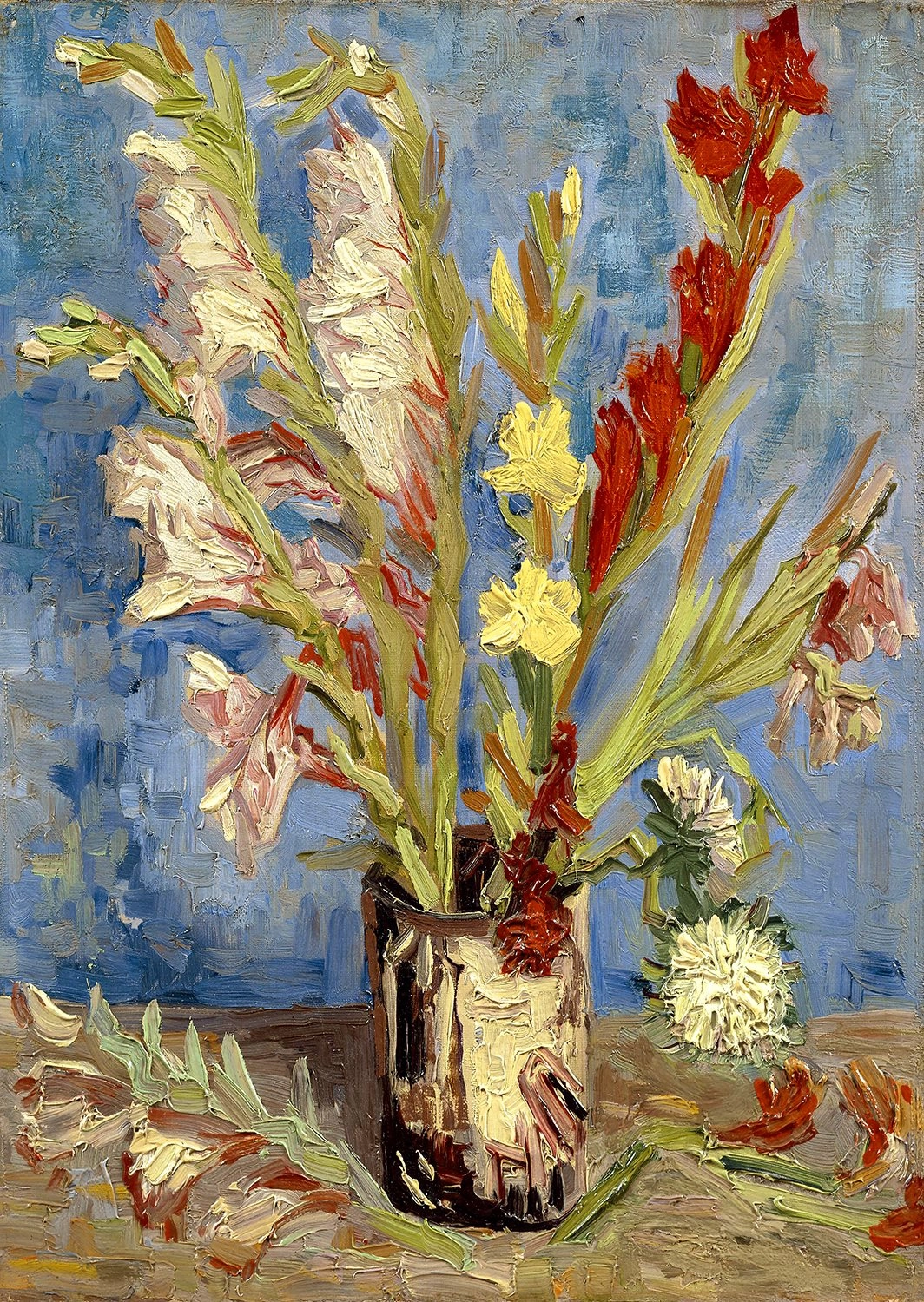 Enjoy Vincent Van Gogh: Váza s gladiolami a čínskými astrami 1000 dílků