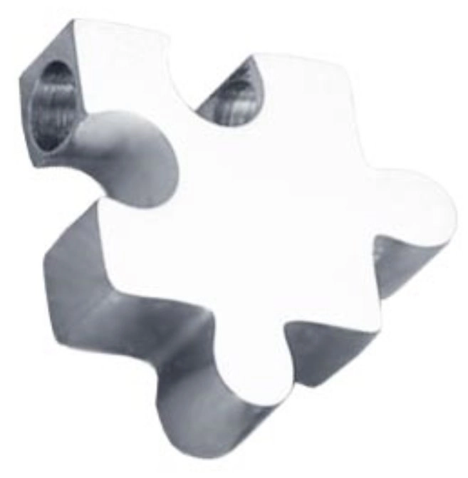 Ocelový přívěsek puzzle z chirurgické oceli