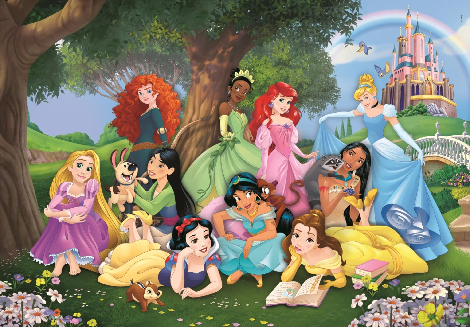 Levně Puzzle Disney princezny 104 dílků CLEMENTONI