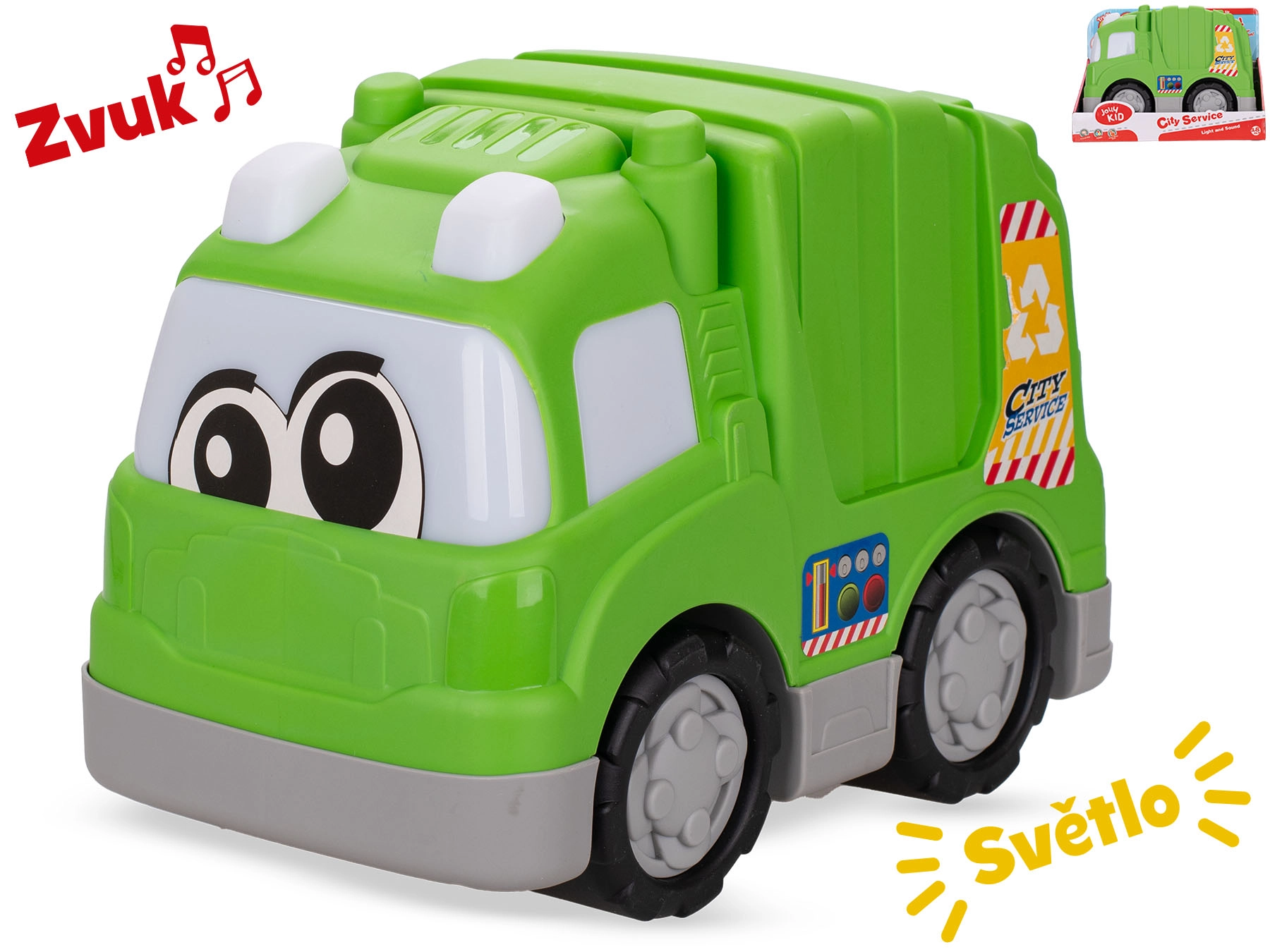 Auto popeláři se světlem a zvukem 24,5 cm