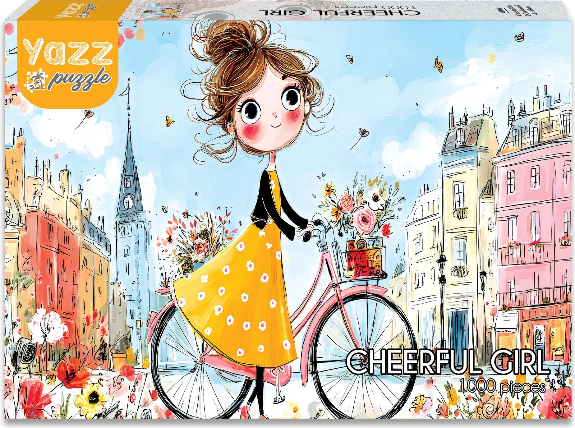 Yazz puzzle veselá dívka 1000 dílků