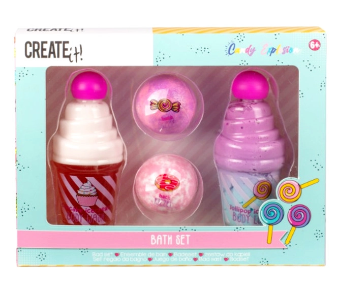 Create It! Candy koupelová sada pro děti