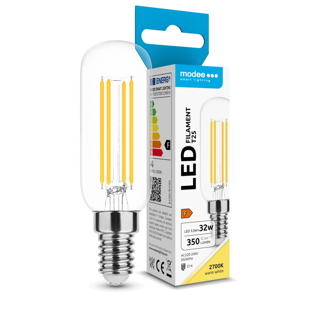 Modee LED žárovka filament T25 3,5 W E14 350 lm teplá bílá