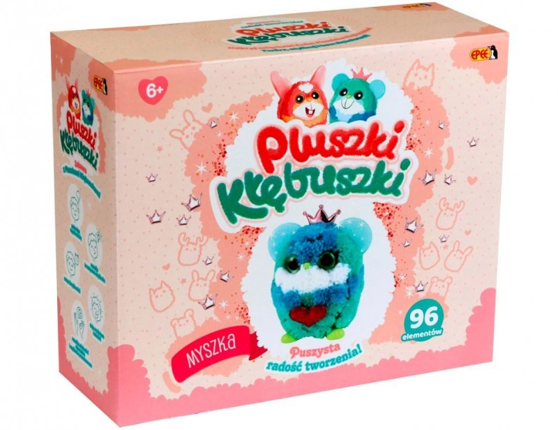 Kreativní sada Plyšáčci Kulihrášci - Myška