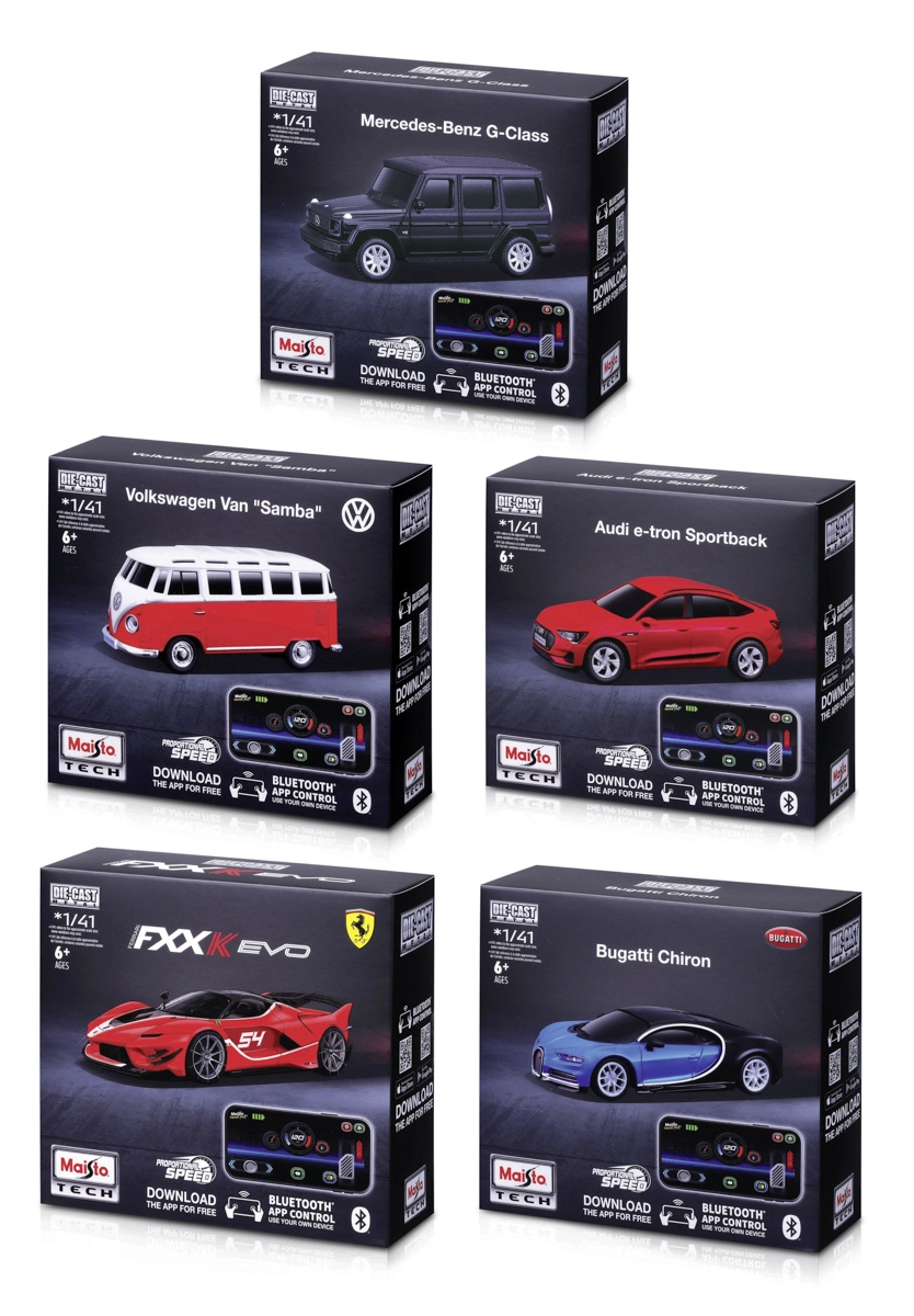 Maisto RC kovové auto se světly 1:41