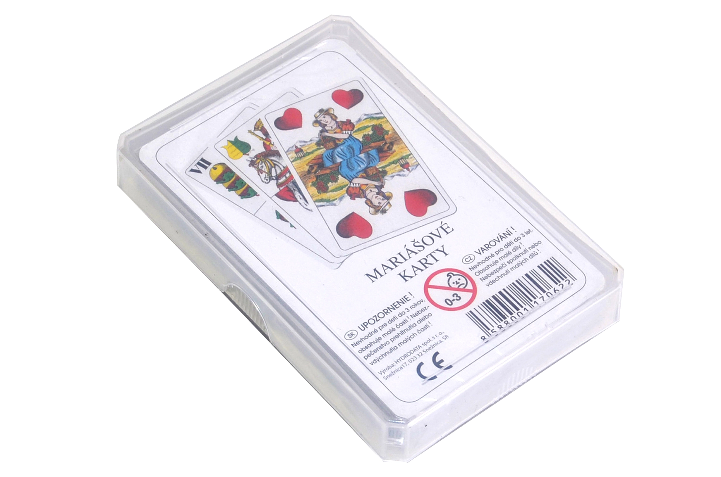 Karty pro mariáš v plastové krabičce