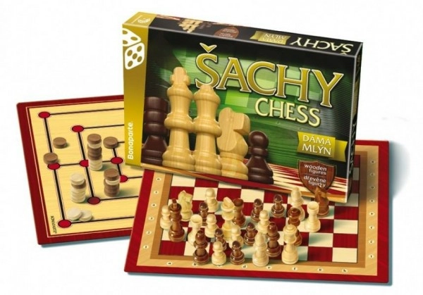 Bonaparte Šachy,dáma,mlýn