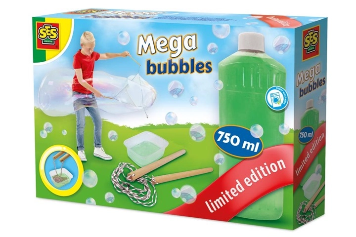 SES mega bubliny mýdlové bubliny limitovaná edice 750 ml