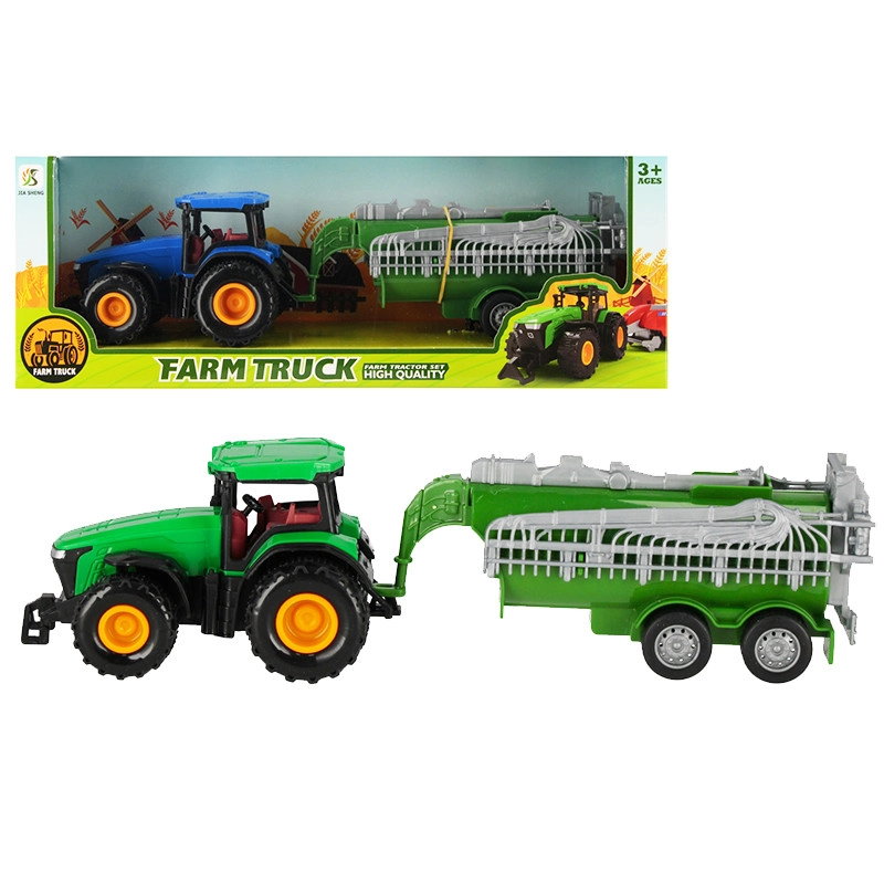 zemědělský stroj s funkcí pull-back a cisternovým přívěsem