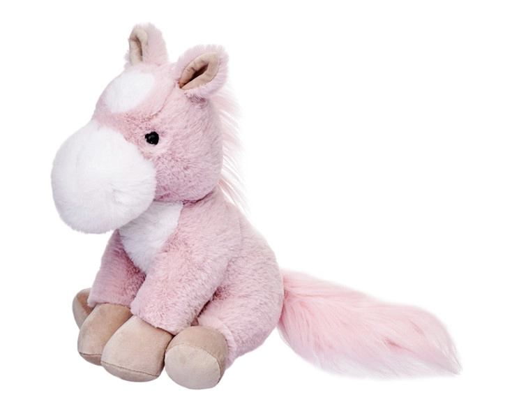 Plyšový oslík Ricardo růžový 30 cm
