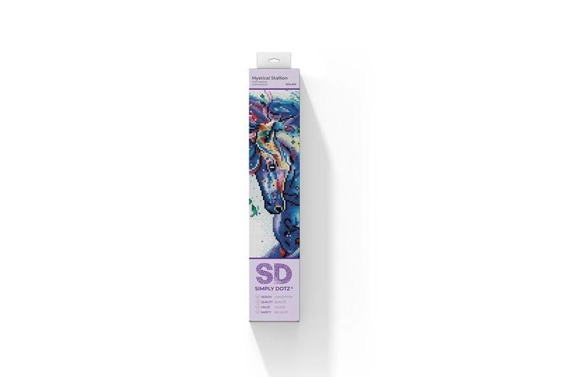 DIAMOND DOTZ Diamantové malování Mystický hřebec DSD4404 35 x 25 cm