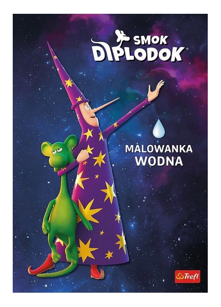 Smok Diplodok – vodní omalovánky