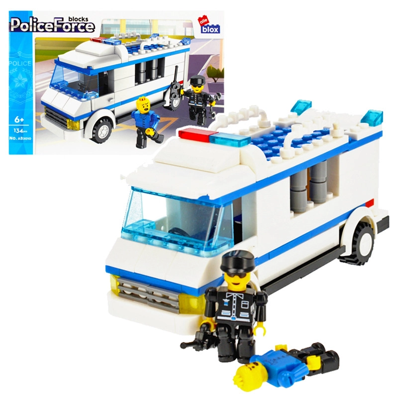 Stavebnice policejní vězeňský transport s policistou a vězněm