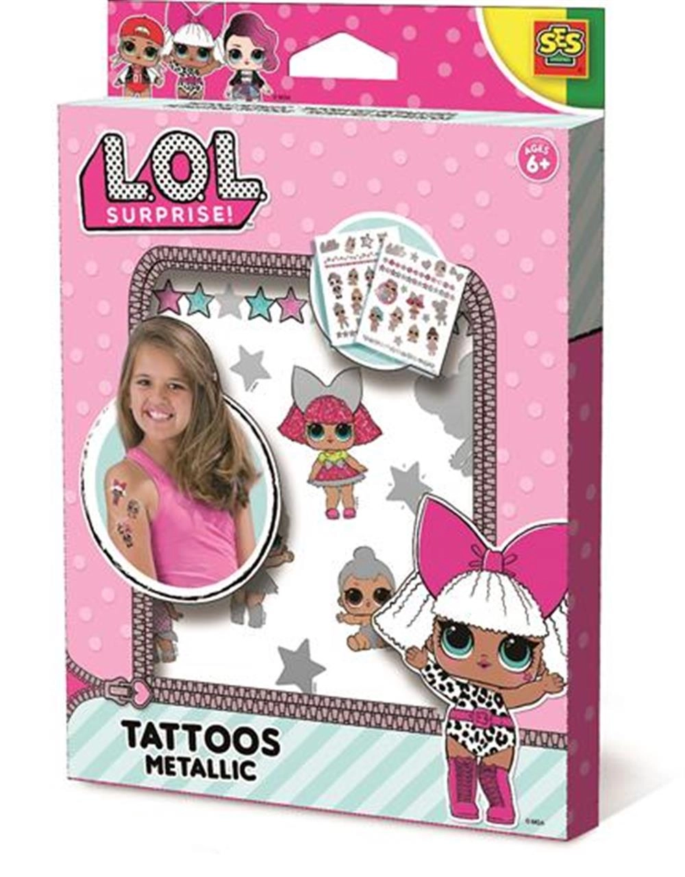 Levně SES L.O.L. metalické tetování