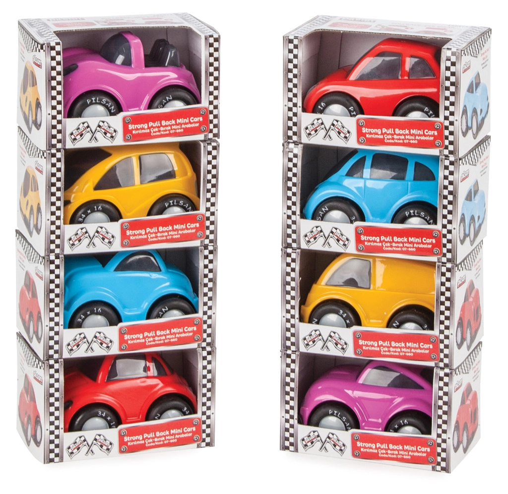 Auto plastové pro nejmenší pull back