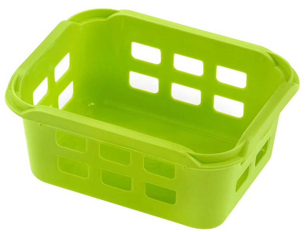 Heidrun Plastový košík 14 x 11 x 6 cm mix barev