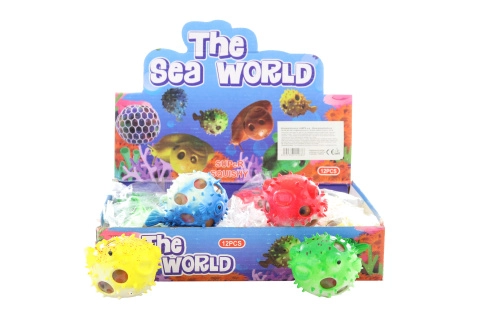 Antistresový mačkací míček čtverzubec