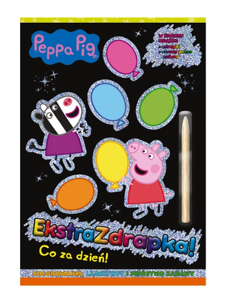 Prasátko Peppa – extra škrabka: Jaký to den!