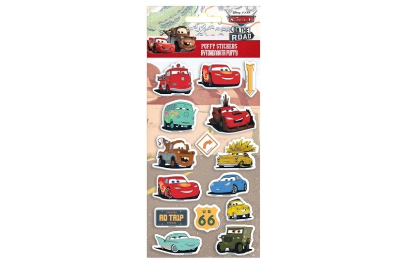 Diakakis vypuklé (3D) samolepky Cars