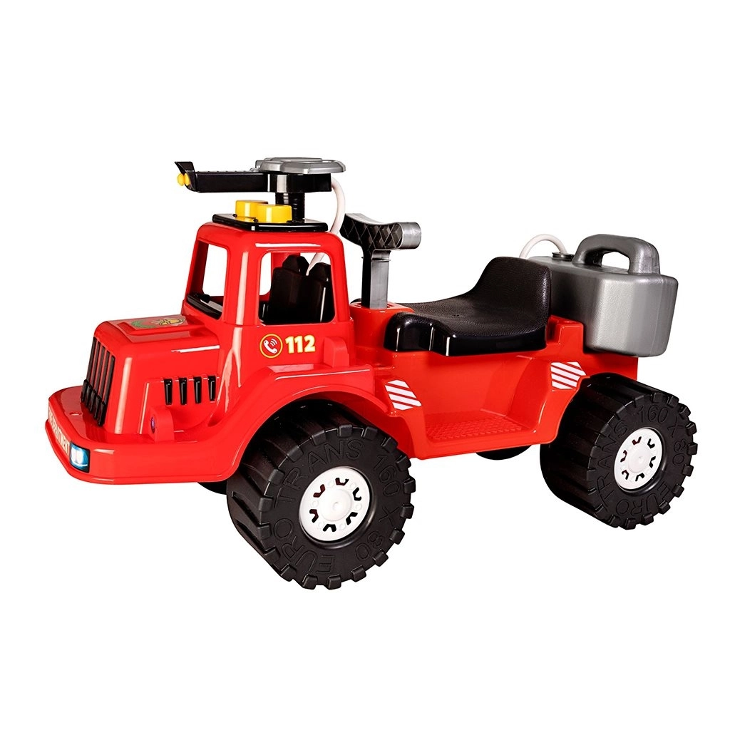 Dětské hasičské odrážedlo s vodním dělem BAYO, 70 cm