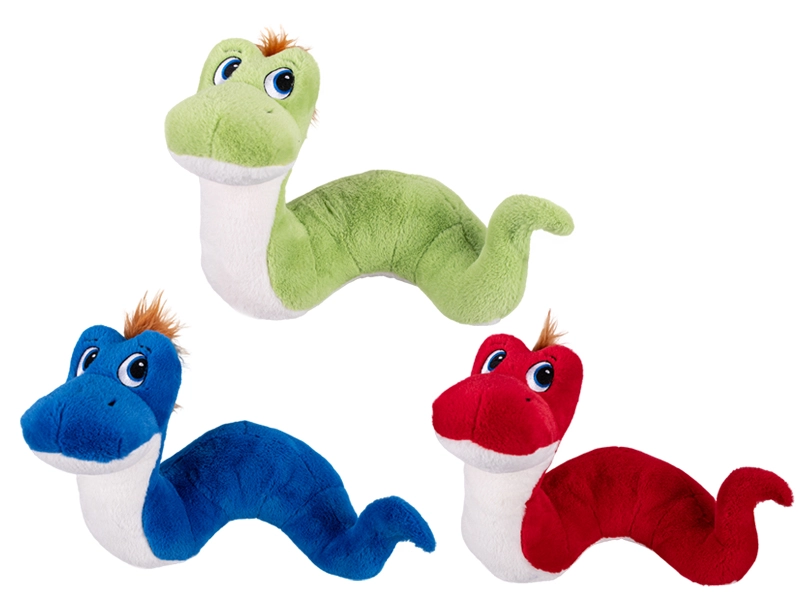 Plyšový had 40 cm pro miminka a děti