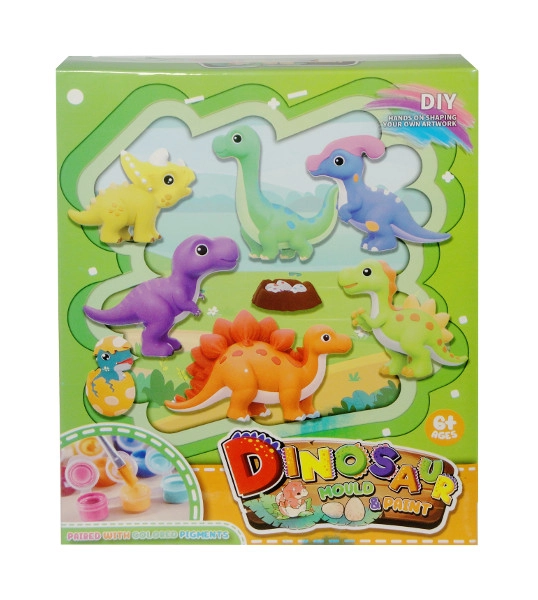 Levně Kreativní sada sádrové odlitky dinosaurů k vybarvení