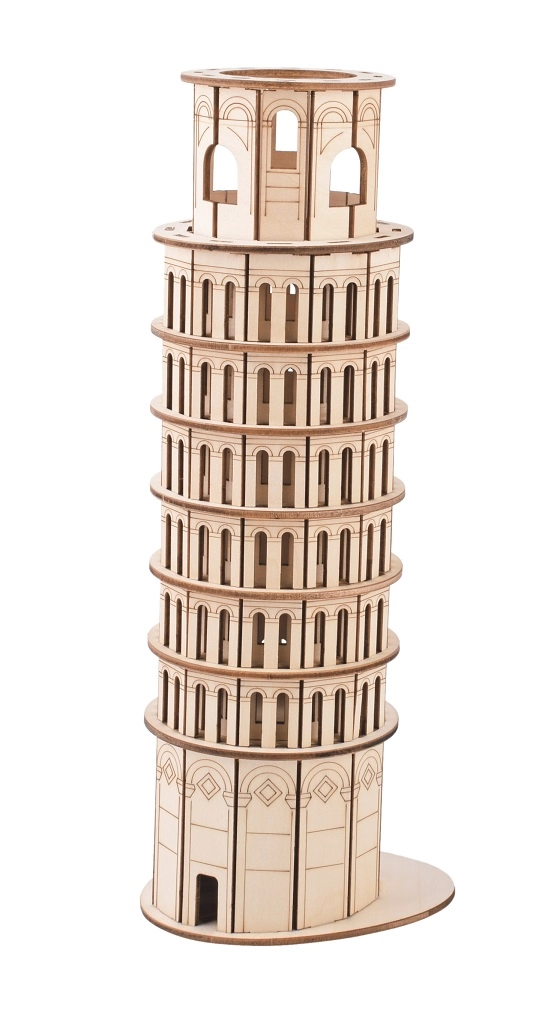 Levně Dřevěné 3D puzzle Šikmá věž v Pise