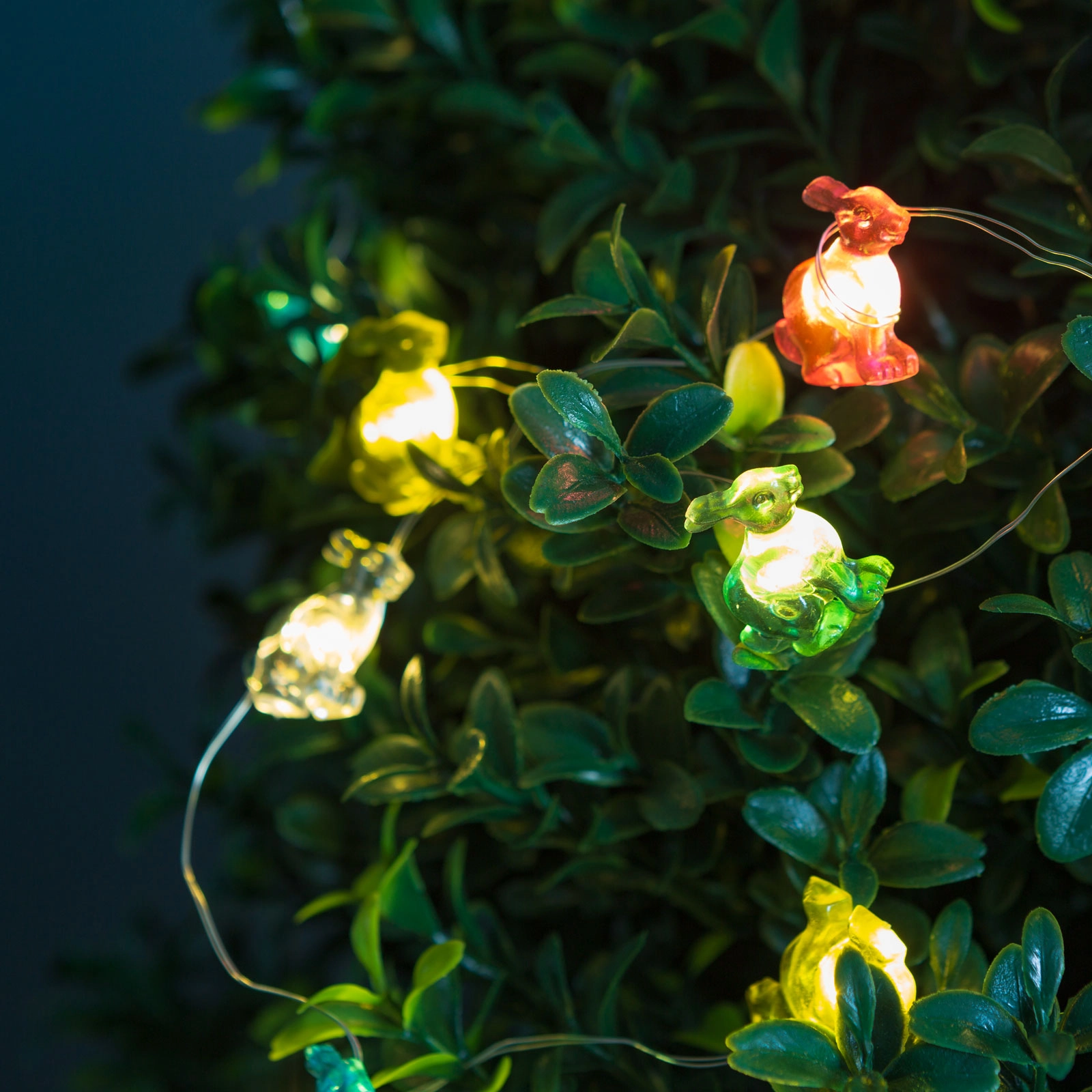 LED světelný řetěz zajíček 2 m, 20 LED