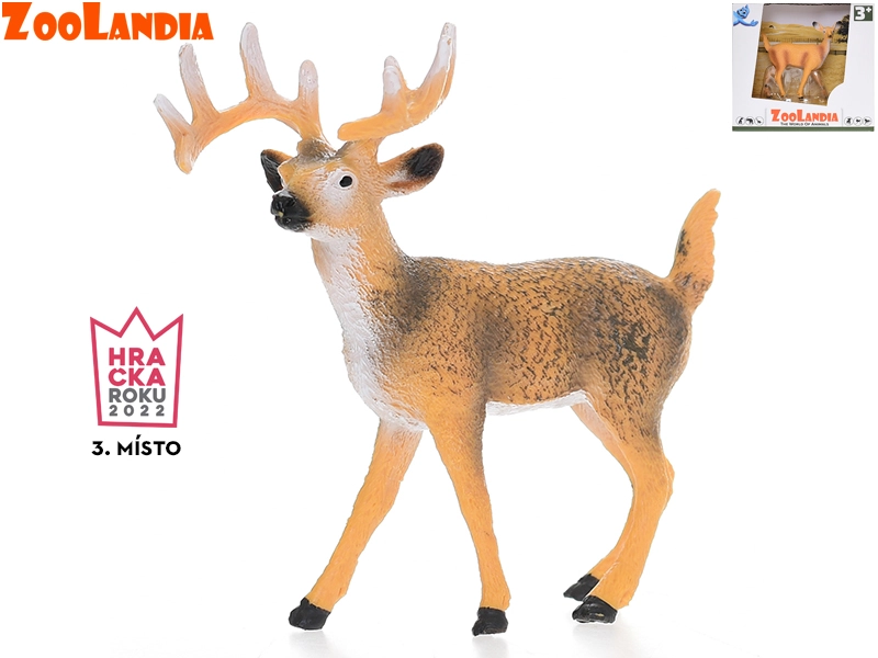 Zoolandia figurka jelen/laň 8–9 cm