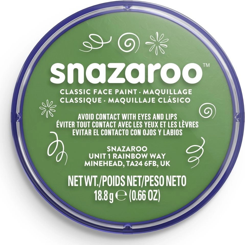 Snazaroo Barva 18ml Zelená trávová Grass Green